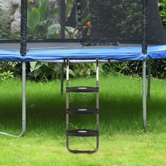 Trampoline Ladder, 3-Step Trampoline Steps with Horizontal Wide Steps, Skid-P…