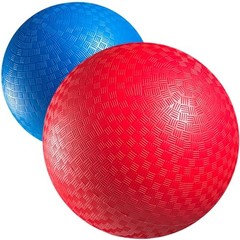 Red & Blue Kickball Set – (8.5 Inch) with Pump for Toddlers 8.5-Inch (2-Pack)