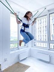 Premium Bungee for Fitness Experience. Happy Bouncing Babies