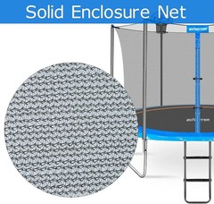 Trampoline Replacement Safety Enclosure Net for 6 Straight Poles Round Frame …
