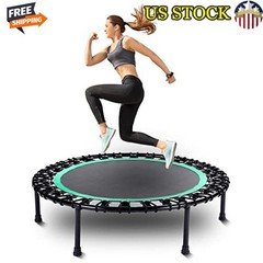 40″ Bungee Rebounder Trampoline Fitness Exercise Adults Kids Jump Fun Green New