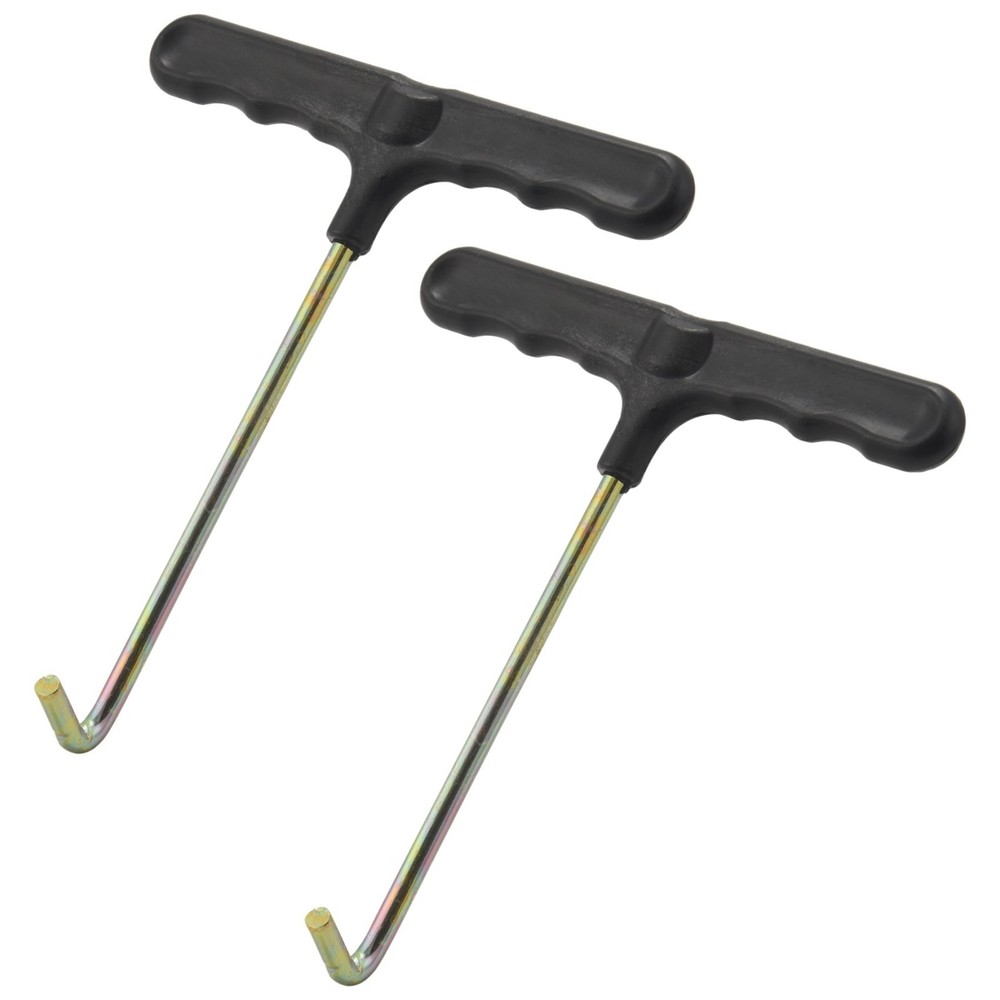 2Pcs Trampoline Spring Pull Tool, Trampoline Puller T-Hook Spring Puller9575