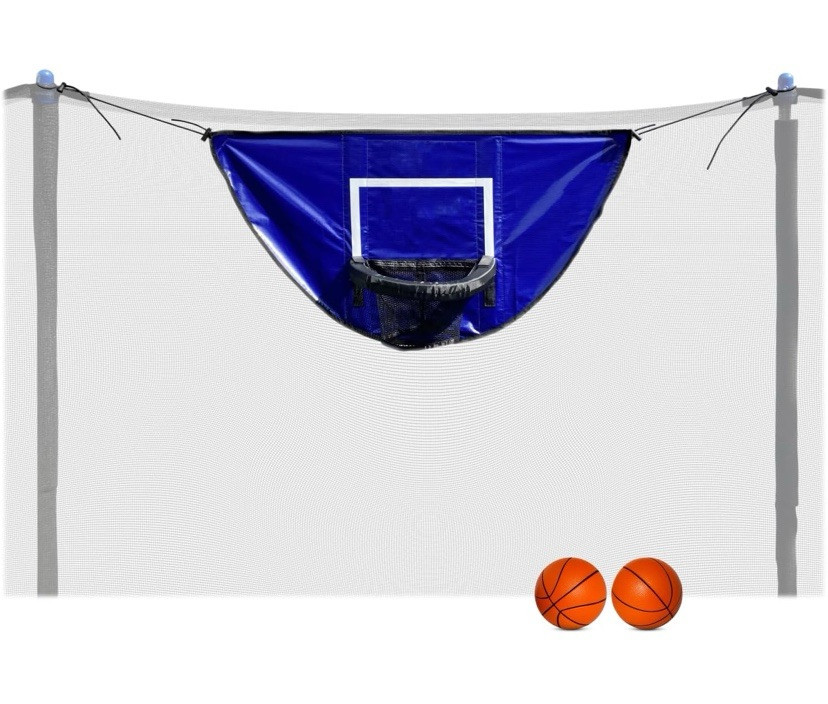 Botabee Trampoline Basketball Hoop Attachment with Mini Balls | Waterproof & …