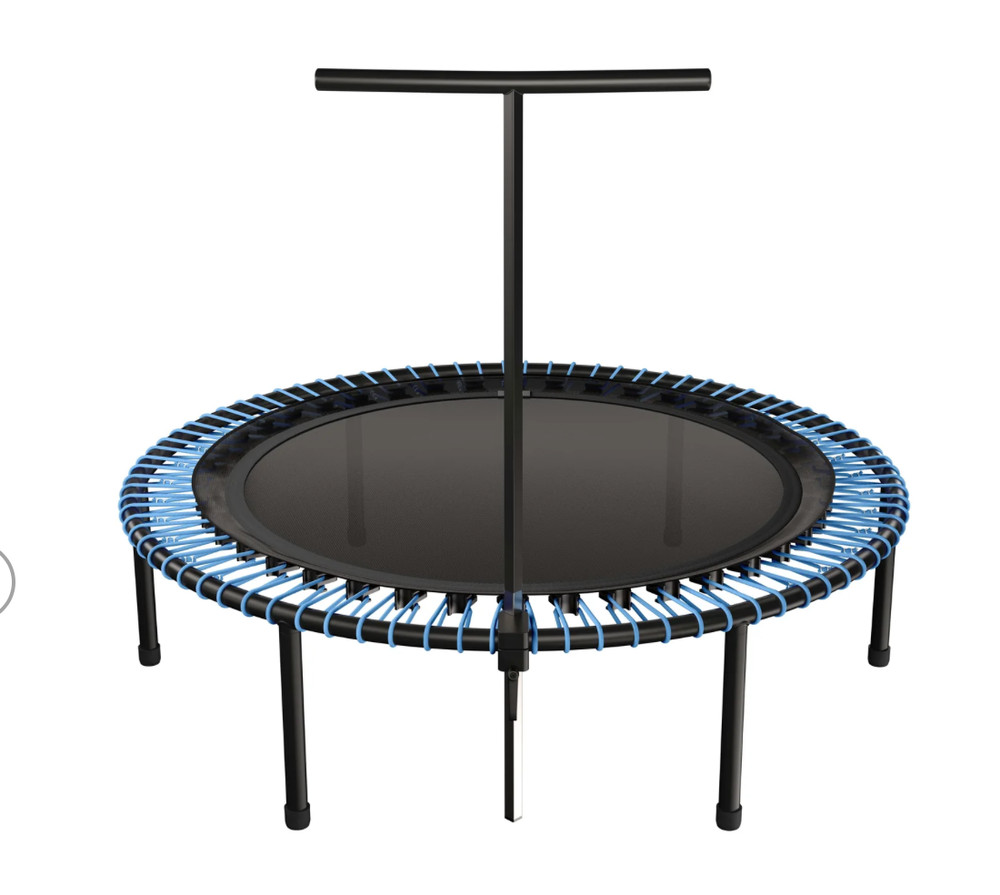 Bellicon 49″ RED Trampoline Rebounder Foldable Legs, T-bar