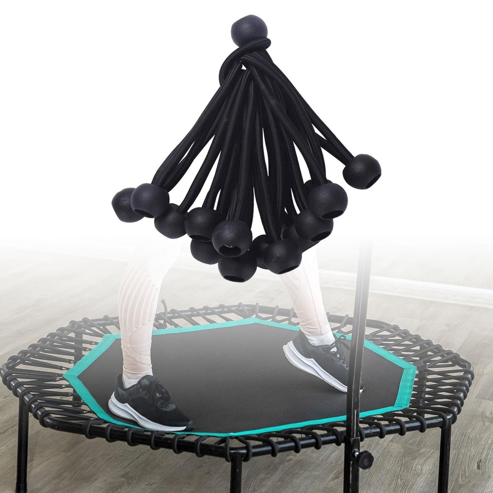 36Pcs Ball Bungee Cords Trampoline Elastic Ropes for Straps Camping Tarp