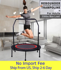 40 Inch Mini Exercise Trampoline For Adults Or Kids Indoor Fitness Rebounder Tra