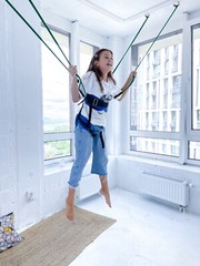 Premium Bungee for Fitnes Experience Home Bungee Playground Set. Outdoor Jumping