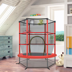Ø165cm garden trampoline with safety net trampoline up to 135kg load capacity
