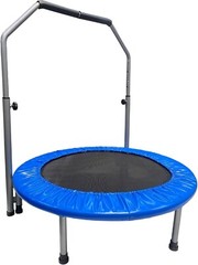 Mini Trampoline with Handlebar – 36″ Trampoline with Adjustable handrail Height