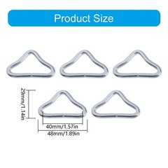 Trampoline V Rings Triangle Rings Buckle Trampoline Replacement Repair Accessory