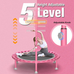 Foldable Mini Trampoline, 40″ Rebounder Trampoline for Adults & Kids, 450Lbs Cap