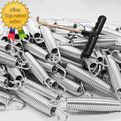 72 Pieces Trampoline Springs Replacement with T-Hook Heavy Duty Stainless Steel