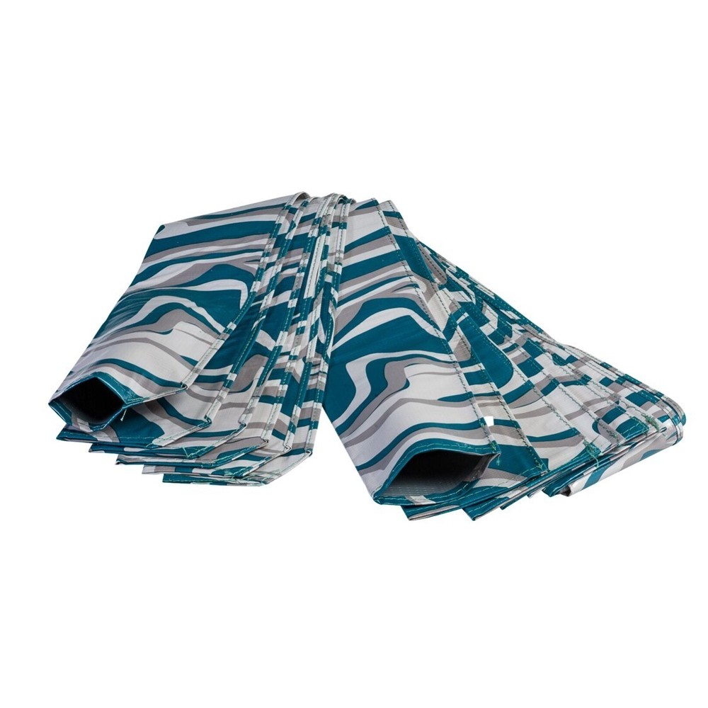 Set of 6 Sleeves, Trampoline Replacement Pole Foam Cover Protectors, Maui Marble