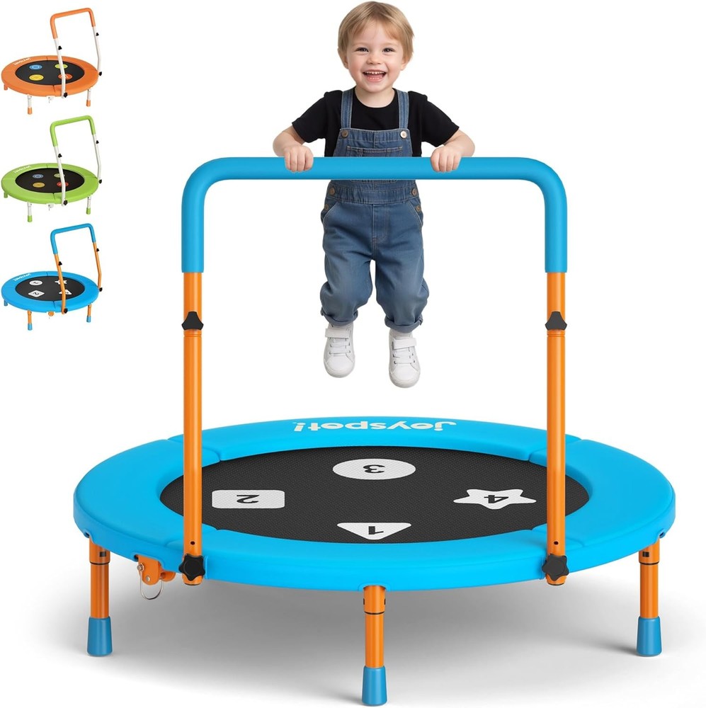 36 Inch Foldable Toddler Trampoline Spring Free