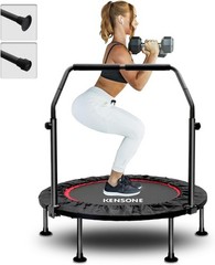 KENSONE 40″/48″ Foldable Mini Trampoline, Indoor Trampoline for Kids, Adults …