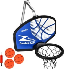 Basketball Hoop, with Pump and Mini Balls, Easy to Assemble Sturdy for Dunk Fit,