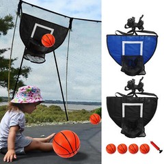 Trampoline Basketball Hoop Children Soft Basketball Hoop Attachment With Ball