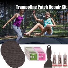 Trampoline Repair Patch Kit 4-inch Round Glue On Patches with Glue and effective