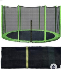 Trampoline Replacement Safety Net Enclosure 14 Ft 6 Straight Pole Net Only