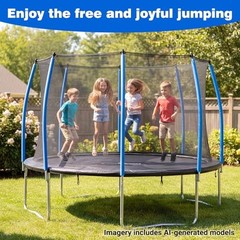 35.4 Inch Trampoline Pole Covers,Trampoline Pole 35.4″L x 1.26″ Diameter Blue