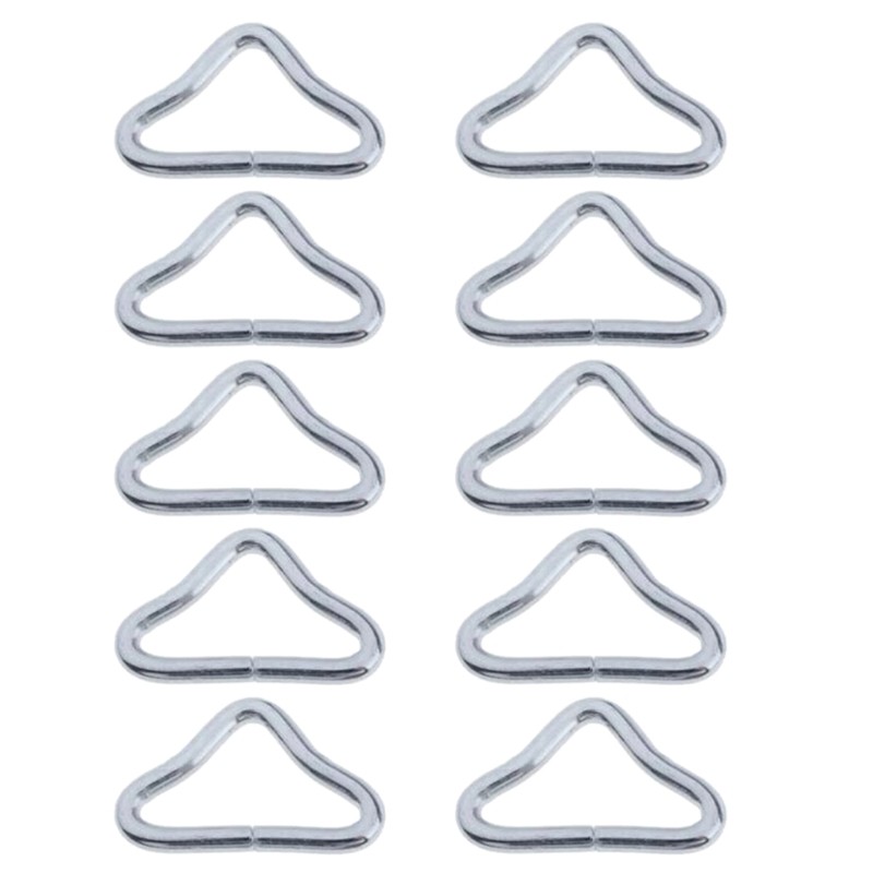 10pcs/Pack Trampoline Mat Triangular Rings Buckles Universals Fit Rings V-Rings