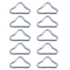 10pcs/Pack Trampoline Mat Triangular Rings Buckles Universals Fit Rings V-Rings