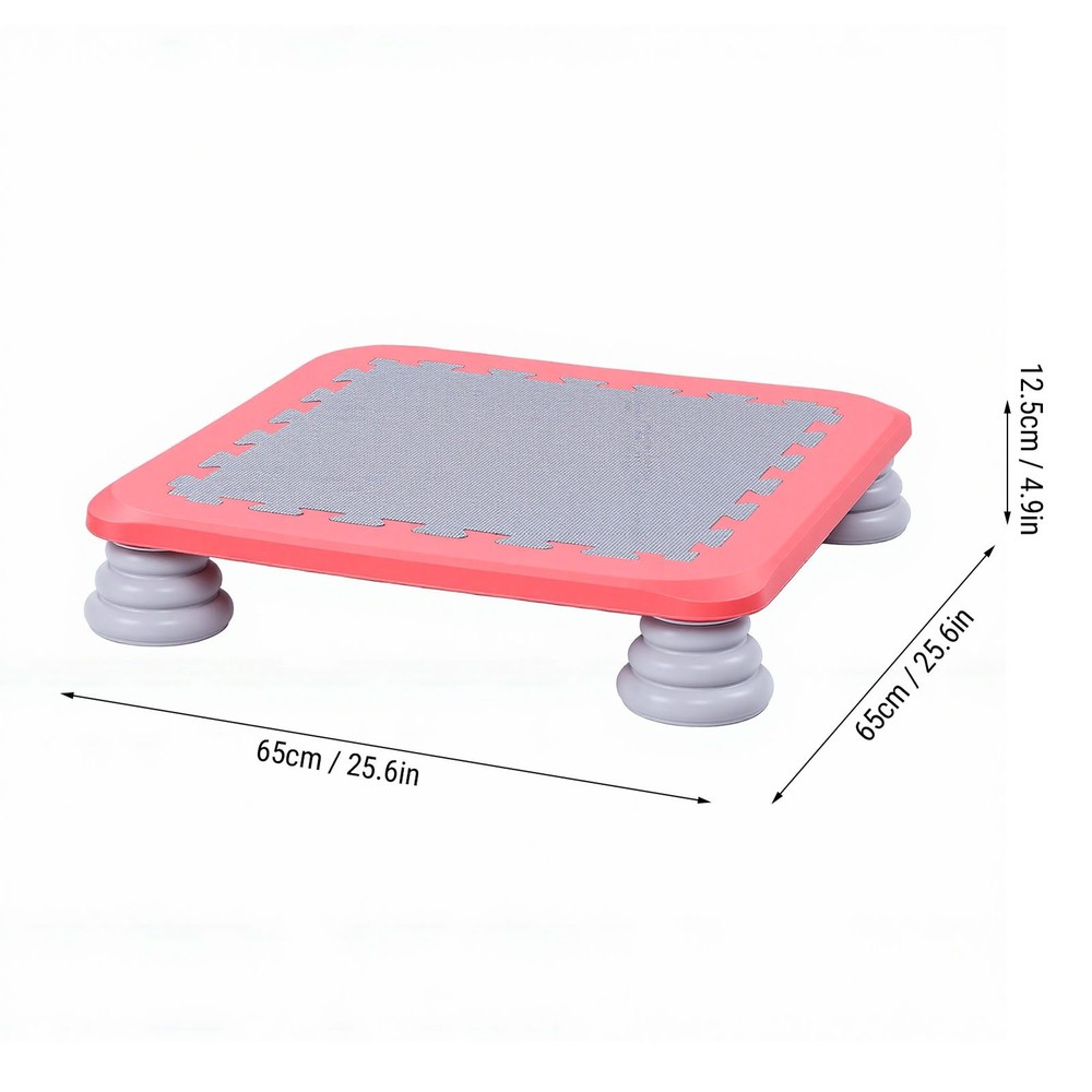 Red Mini Trampoline For Kids Sensory Trampoline Bouncing Board With Non Sli BURO