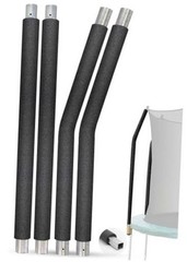 Trampoline Poles Replacement for For Skywalker 4201&4202-2xUpper+2xLower Tubes