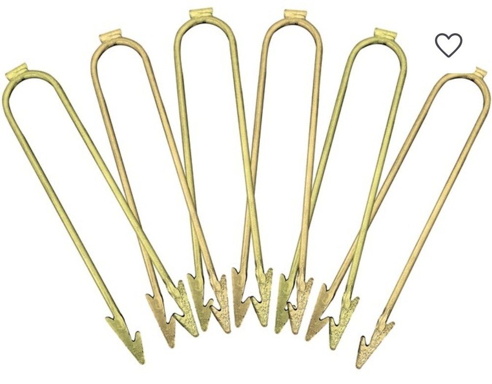Trampoline Tie Down Anchor Kit 12 Inch 8-Gauge Galvanized U Shaped Stake…