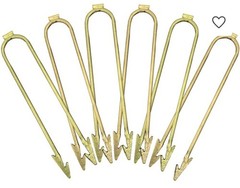 Trampoline Tie Down Anchor Kit 12 Inch 8-Gauge Galvanized U Shaped Stake…