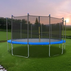 Universal Trampoline Replacement Enclosure Poles Fit 8 Straight Poles Trampoline