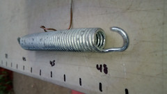 23NN94 TRAMPOLINE SPRINGS: 7″ X 5-1/8″ X 7/8″ X 1/8″ X 5-1/2 OZ, 40PCS, GC