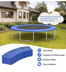 16 ft – SkyBound Trampoline Safety Pads Spring Cover frame, Blue