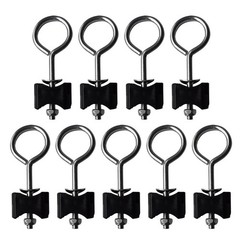 9 Pcs Metal Ground Anchors Screw in Heavy Duty Stakes for Trampoline