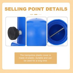 4 Sets Cap Trampoline Caps for Poles Protectors Pillar Cover Post