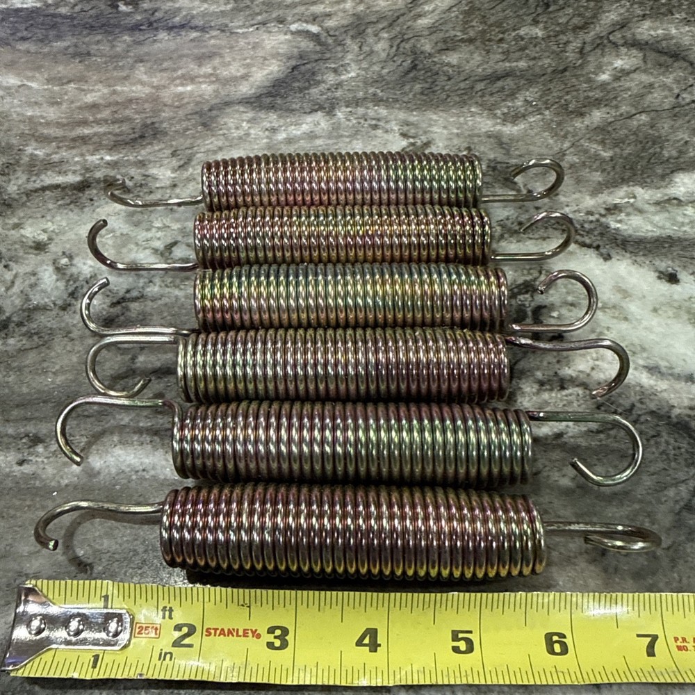 7″ Trampoline Replacement Springs Heavy Duty Trampoline Accessories Lot 6 Bundle