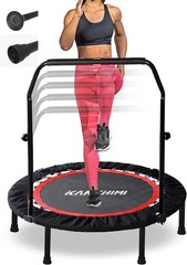 Kanchimi 40 Folding Mini Fitness Indoor Exercise Workout Rebounder Trampoline…