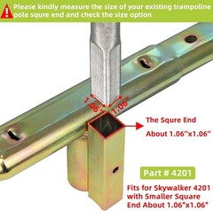 Skywalker Trampoline Replacement Poles – Safe & Durable Galvanized Steel Tubes
