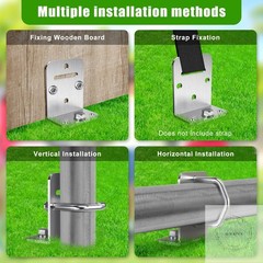 4 Pack 30″ Ground Anchors Screw in Mobile Home Anchors Kits 2.8″ Wide Tapered