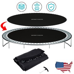 Trampoline Safety Net Enclosure Jumping Mat For 12FT 14FT 15FT Frame 4/6/8 Poles