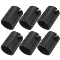 6 Pcs Small Trampoline Pole Plastic Parts Top Cover Spring Covers