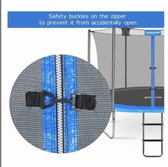 Trampoline Replacement Safety Net Enclosure 14 Ft 6 Straight Pole Net Only