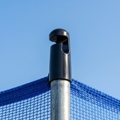 6Pcs Reusable Trampoline Pole Caps Durable Plastic Covers for Enclosure Poles