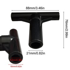 Trampoline T Joint T Connector Lightweight And Durable (Replacement Part)