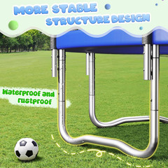 Trampoline 8FT, Outdoor Trampolines with Enclosure Net, Recreational Anti-Rust