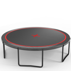 YC 12FT Trampoline w/Safety Enclosure Ladder Basketball Hoop Outdoor Backyard