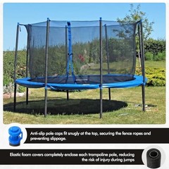 Set of 10 Universal Trampoline Enclosure Poles – Fits 8-16 Ft Straight