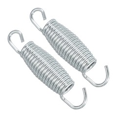 Trampolines Carbon 2Pcs & Springs, Steel & 3.9 Inch Rebounder Extension Spring