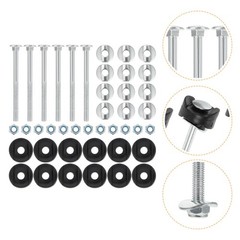 12Pcs Trampoline Screws Iron Fixator Set Stability Tools for Children