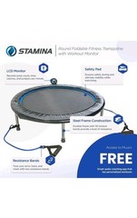 Stamina Products 38″ Intone Plus Rebounder w/ Resistance Bands (Open Box)